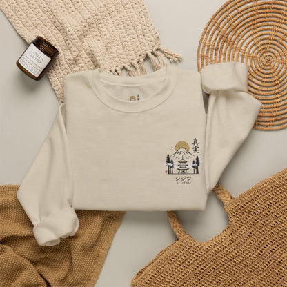 Mount Fuji & Pagoda Sweatshirt